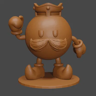 Mô hình King Bob-omb lấy cảm hứng từ Mario, cho bàn cờ DnD