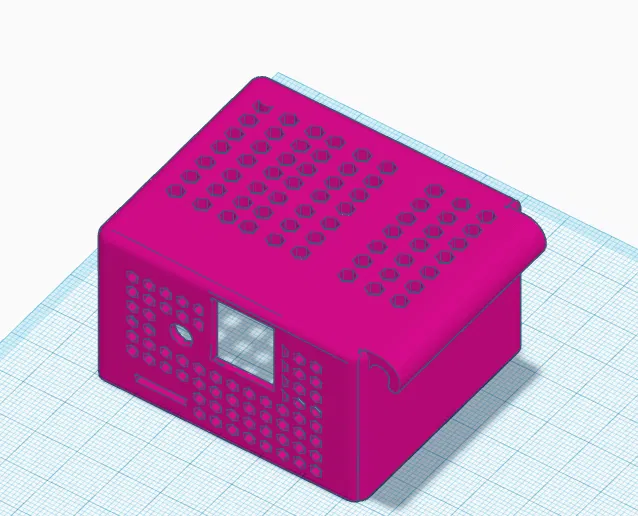 Vỏ Orange Pi Zero 3 có nắp lưới tản nhiệt cho bo mở rộng và vỏ nhôm - Image 1