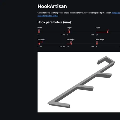 Hookartisan: Trình tạo móc tùy chỉnh