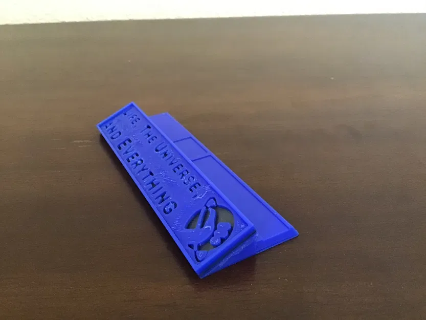 Tấm đế Hitchhiker's Guide 42 Cuộc đời, Vũ trụ và Mọi thứ - Image 2