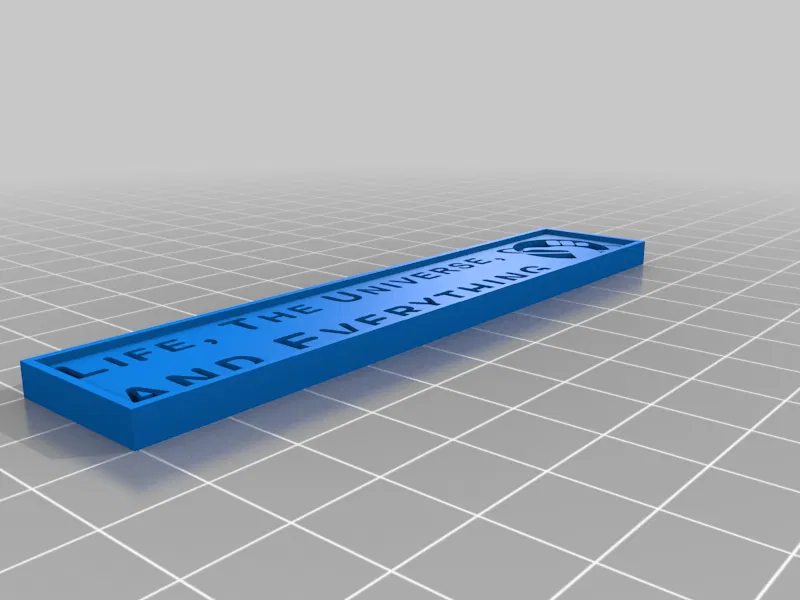 Tấm đế Hitchhiker's Guide 42 Cuộc đời, Vũ trụ và Mọi thứ - Image 5