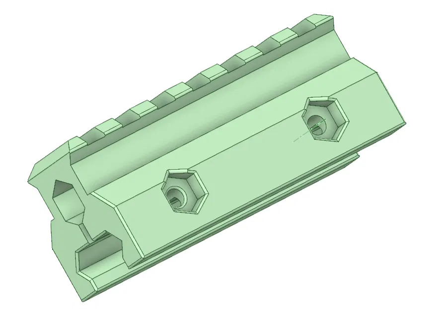 Riser Picatinny 22mm 7 Khe - Image 2