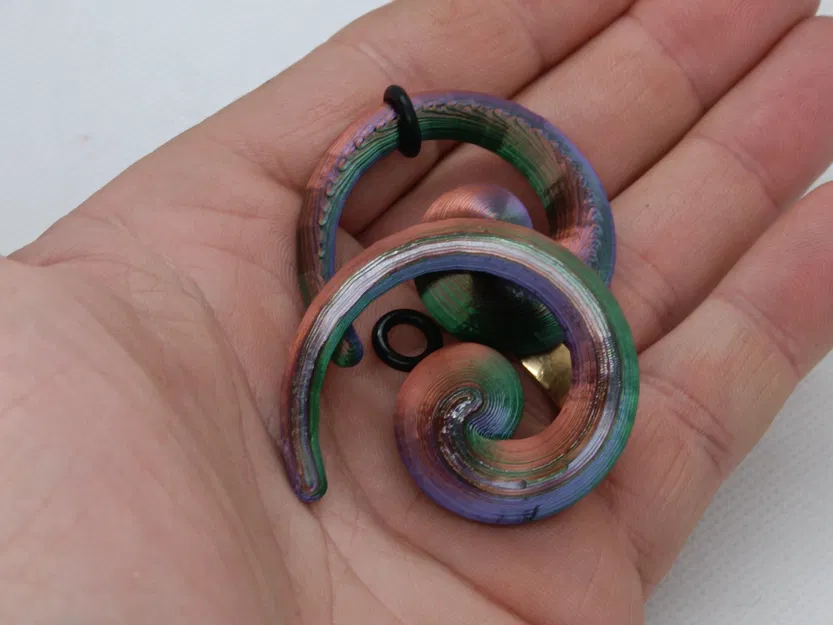 Hoa Tai Xoắn Ốc Koru - Phiên Bản Mượt Mà - Image 1