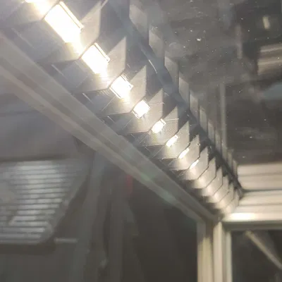 Chụp khuếch tán LED cob 6mm cho profile 2020