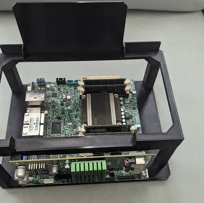 Khay NAS ITX Siêu Ngắn Sâu 4U(ish)