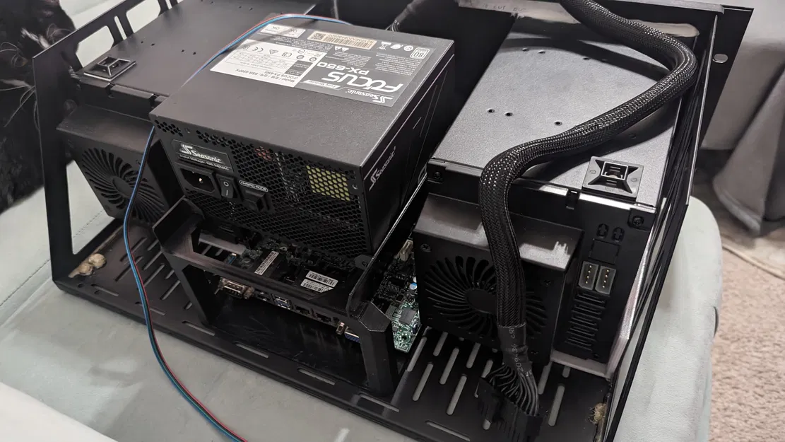 Khay NAS ITX Siêu Ngắn Sâu 4U(ish) - Image 6