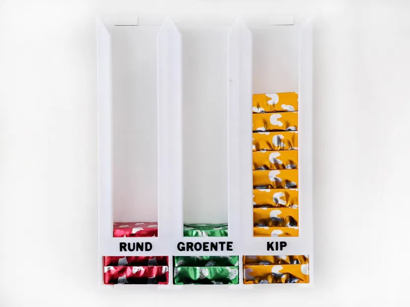 Hộp đựng/Lưu trữ viên/khối nước dùng (3 đến 6 hàng) - Image 1