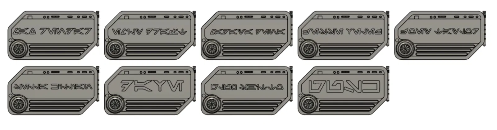 Thẻ tên khoa học viễn tưởng - Image 1