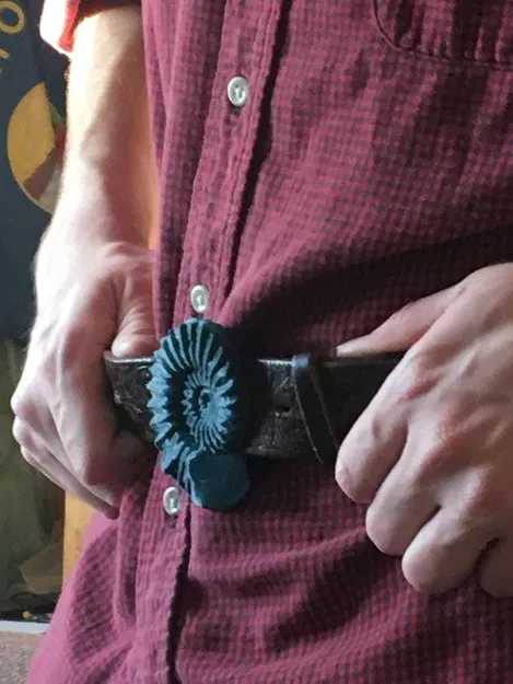 Khóa Dây Nịt Hình Hóa Thạch Cổ Đại (Ammonite Belt Buckle) - Image 1