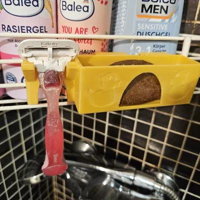 Kệ đựng xà bông và dao cạo