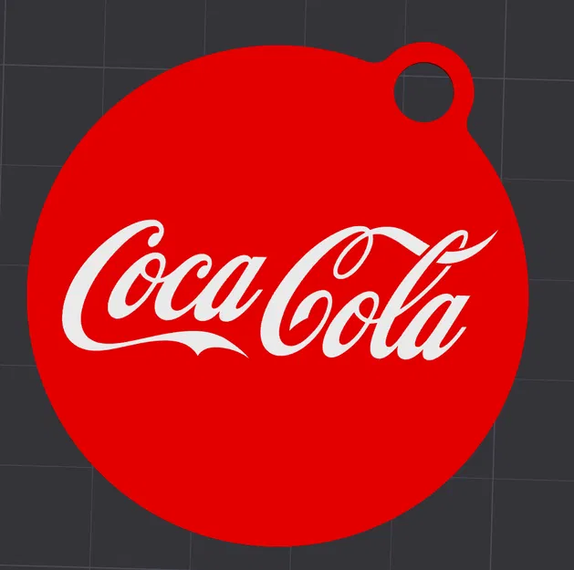 Móc Khóa Logo CocaCola - Image 1