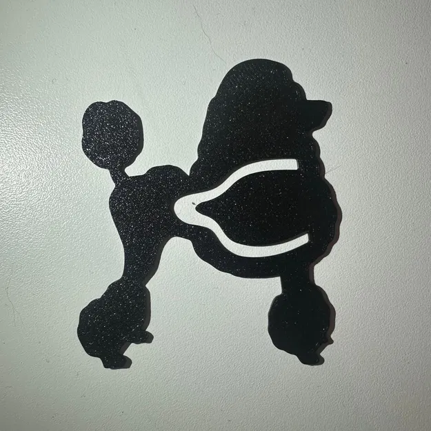 Dấu trang hình chó Poodle - Image 2