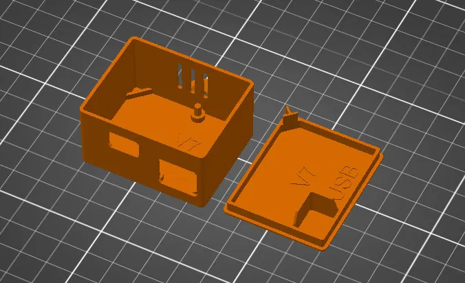 Vỏ hộp cho bộ gateway WiFi P1/DSMR slimme meter - Image 1