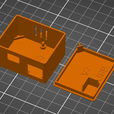Vỏ hộp cho bộ gateway WiFi P1/DSMR slimme meter