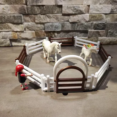 Hàng rào ngựa Playmobil / cổng và hàng rào