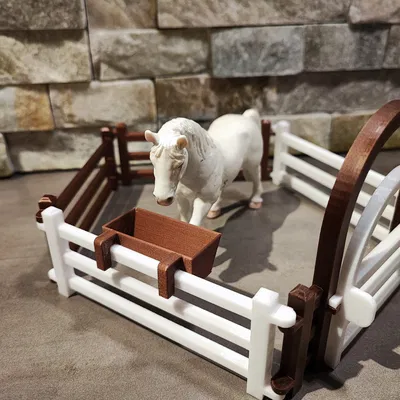 Hàng rào ngựa Playmobil / cổng và hàng rào