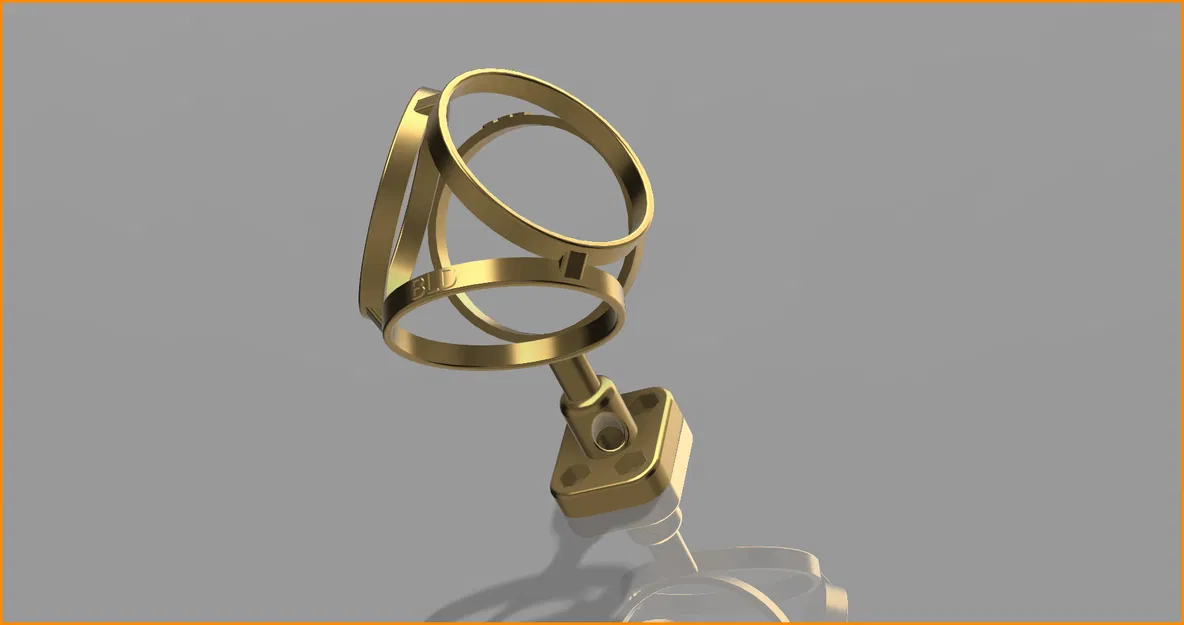 TETHRA: Giá đỡ cho Micro Ambisonics Bậc 1 với Capsule Tụ điện 34mm - Image 2