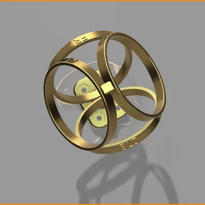 TETHRA: Giá đỡ cho Micro Ambisonics Bậc 1 với Capsule Tụ điện 34mm