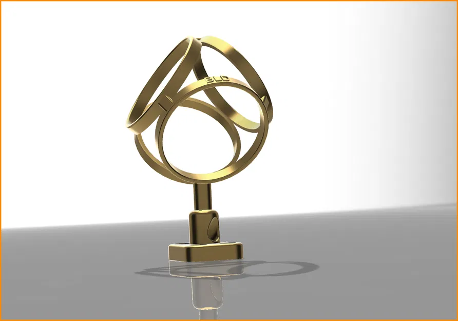 TETHRA: Giá đỡ cho Micro Ambisonics Bậc 1 với Capsule Tụ điện 34mm - Image 5