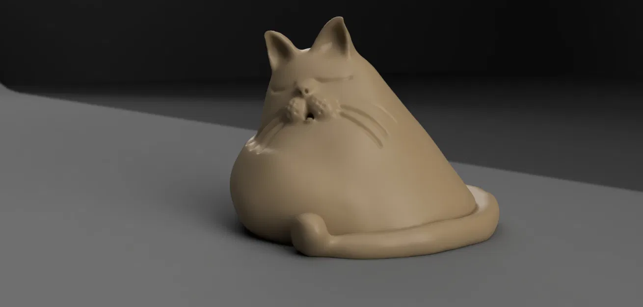 Mèo Mập Ú Đang Ngủ - Image 2