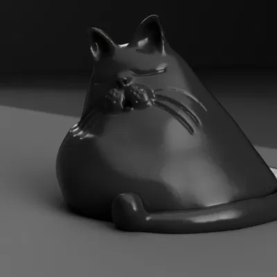 Mèo Mập Ú Đang Ngủ