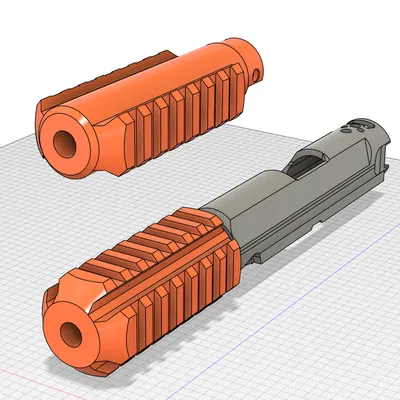 AAP-01 thùng với đường ray picatinny