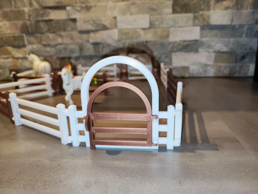 Hàng rào ngựa Playmobil / cổng và hàng rào - Image 5