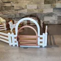 Hàng rào ngựa Playmobil / cổng và hàng rào - Thumbnail 5