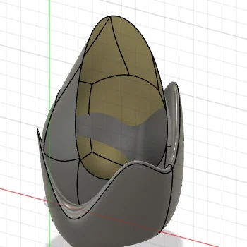 Khay đựng sô cô la hình trứng phục sinh