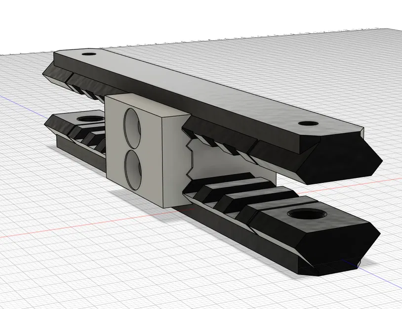 Adapter Picatinny Kép, Phiên bản M3 và M5 (Dễ in) - Image 3