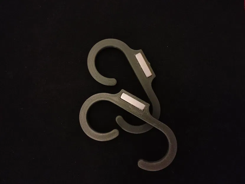 Móc Treo Rèm Cửa Phòng Tắm Nam Châm Tự Gấp - Image 3