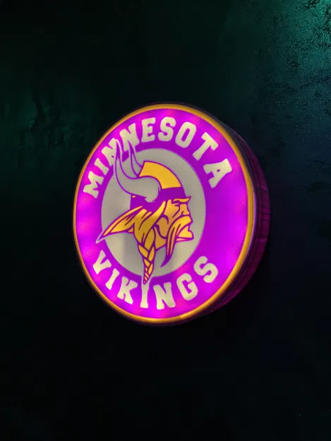 Hộp đèn Minnesota Vikings - Image 1