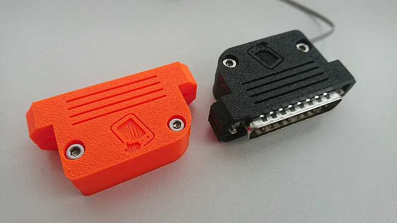 Vỏ đầu nối D-sub góc cạnh 90 ° - Image 1