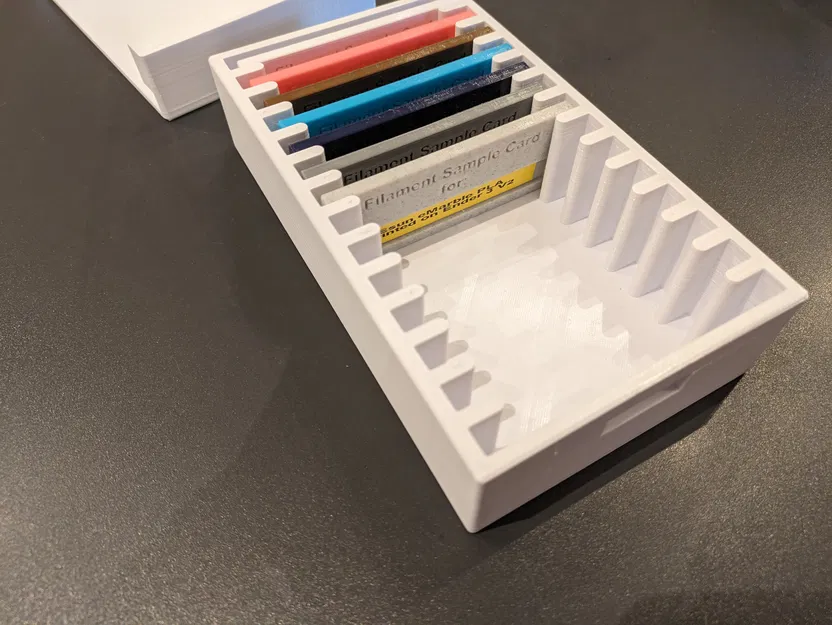 Mẫu Thẻ Kèm Hộp và Nắp Cho Màu Sắc - Image 1