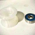 Bánh xe dẫn hướng bạc đạn cho ống 30mm - Thumbnail 1
