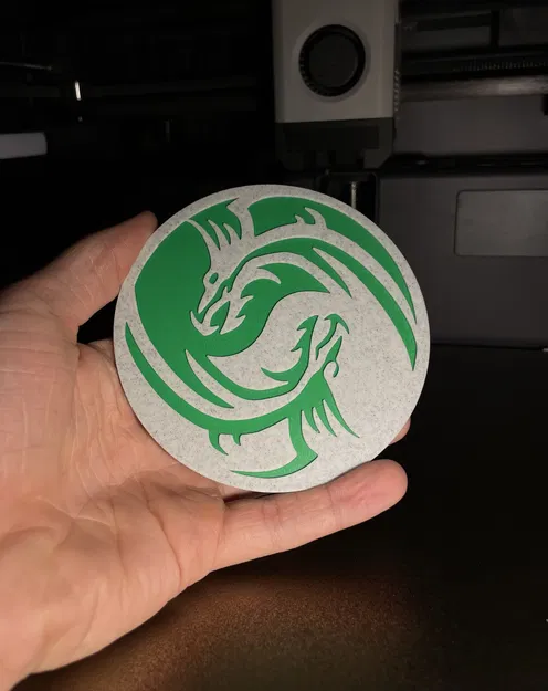 Rồng Trung Quốc Yin Yang - Image 1