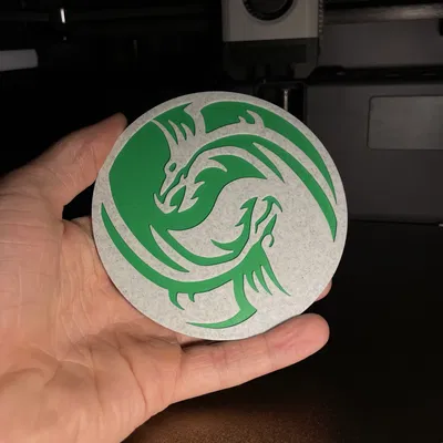 Rồng Trung Quốc Yin Yang