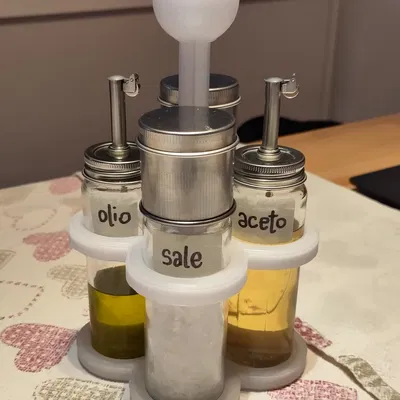 Giá Đỡ IKEA CITRONHAJ - Muối, Tiêu, Dầu và Giấm