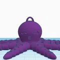 Bạch tuộc dễ thương in tại chỗ (mô hình gốc)(làm bằng tinkercad) - Thumbnail 1
