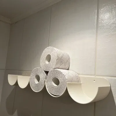 Kệ giấy vệ sinh (lắp ghép, 3 hoặc 5 cuộn liền nhau)