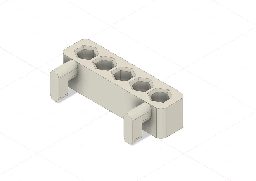 Kệ Đựng 5 Mũi Khoan Lục Giác 1/4 Inch Cho Skadis - Image 1