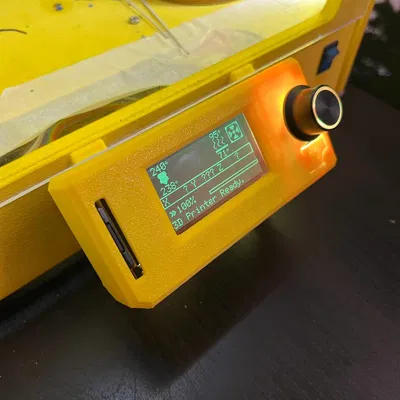 Vỏ Case Màn Hình LCD MKS MINI12864 v3 Có Khe Cắm Thẻ SD Mặt Trước