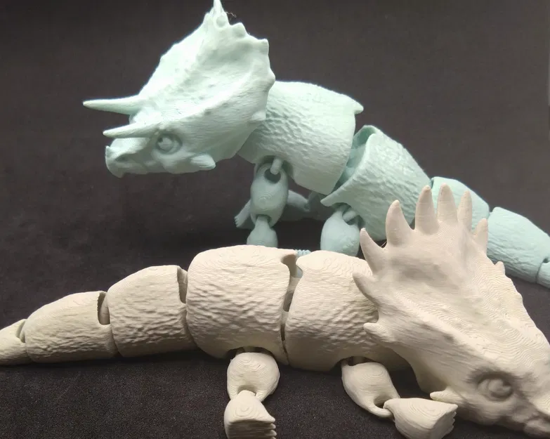 Mô Hình Đồ Chơi Khủng Long Ceratopsian Khớp Nối - Image 2