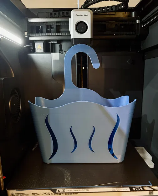 Rổ Treo Tắm/Giỏ Đựng Có Hoa Văn Sóng - Image 3