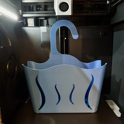 Rổ Treo Tắm/Giỏ Đựng Có Hoa Văn Sóng