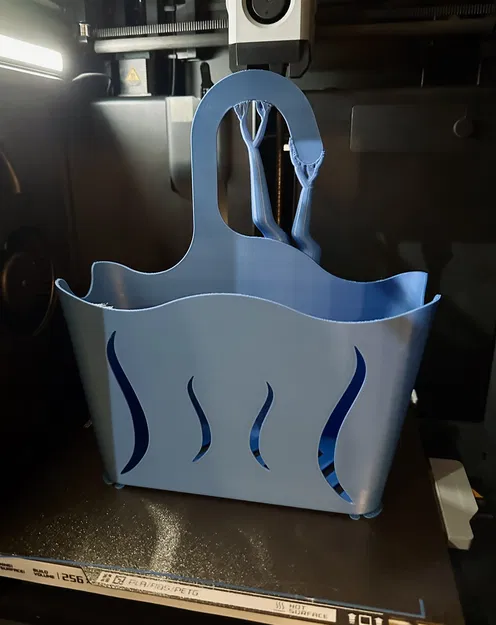 Rổ Treo Tắm/Giỏ Đựng Có Hoa Văn Sóng - Image 5