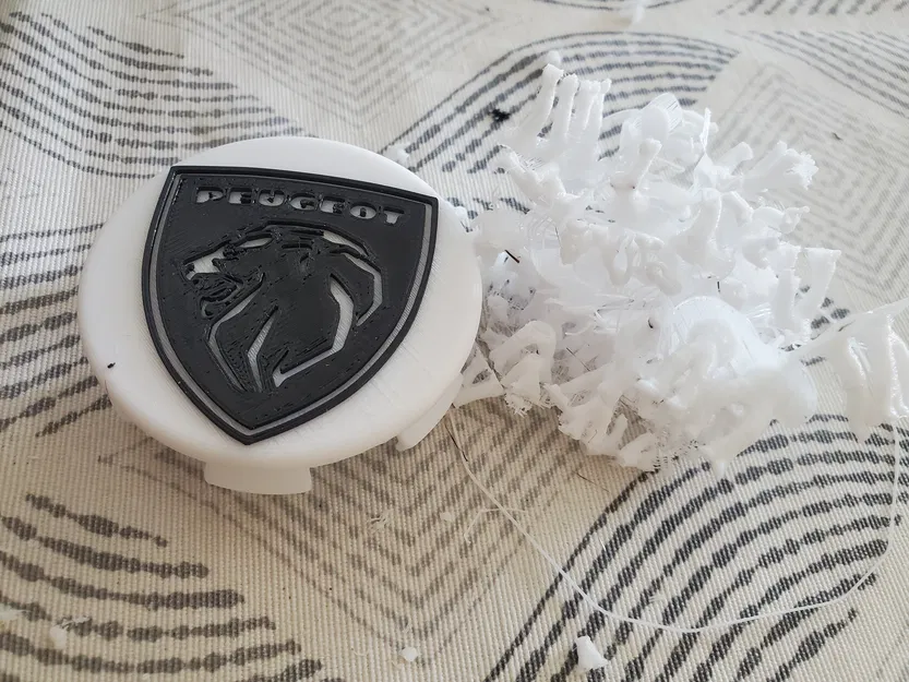 Nắp chụp mâm xe Peugeot 2021 Logo Nhôm - Image 4