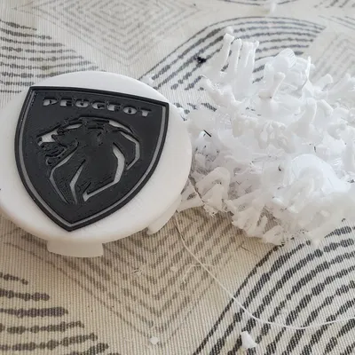 Nắp chụp mâm xe Peugeot 2021 Logo Nhôm