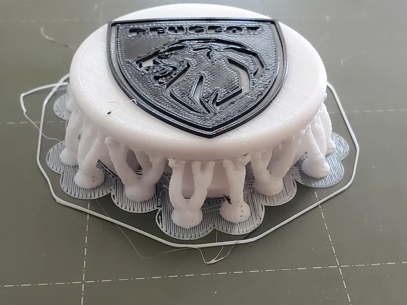 Nắp chụp mâm xe Peugeot 2021 Logo Nhôm - Image 5