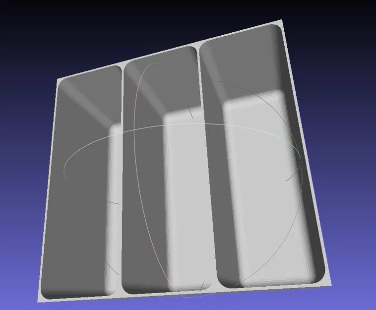 Khay Đựng Dao Nĩa Cho Hộc Tủ 530x365x130mm - Image 4